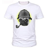 Cool New T Shirts Men The Adventure Dog Top Tees Pug Life O Neck Camisetas Polyester Short Sleeve Cool Summer Tops pa510